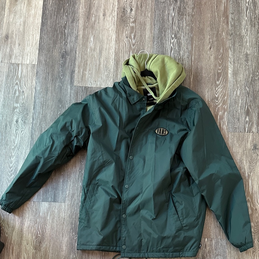Vans Dark Green Hooded Jacket